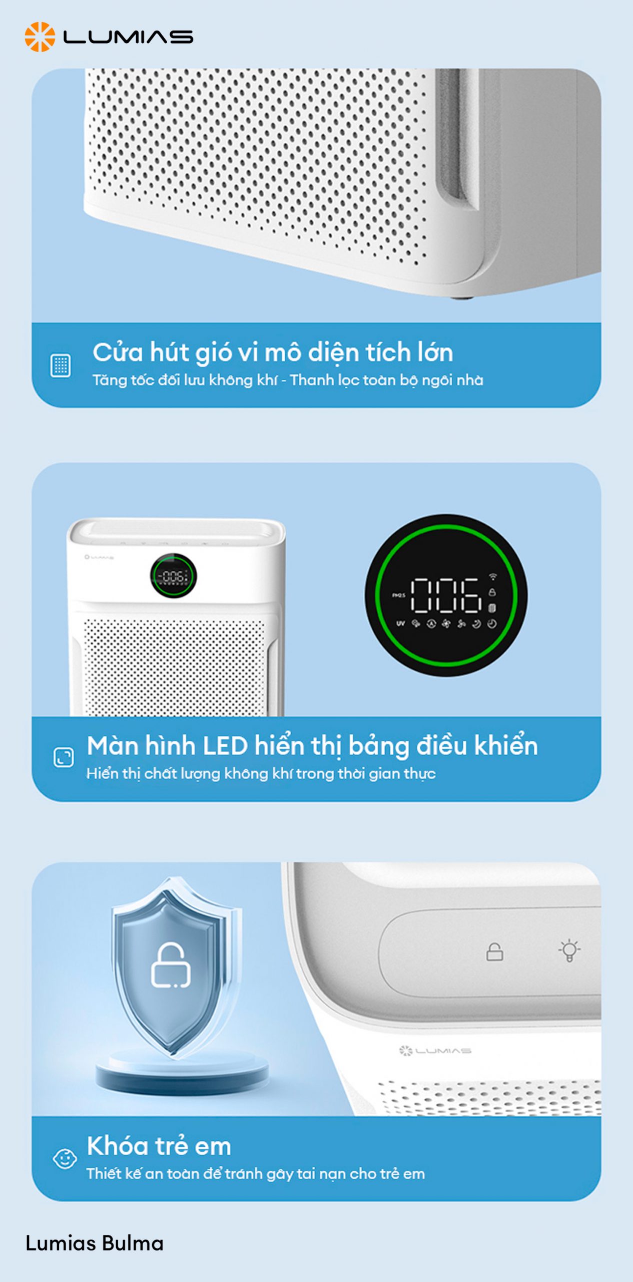 Bảng điều khiển Lumias Bulma