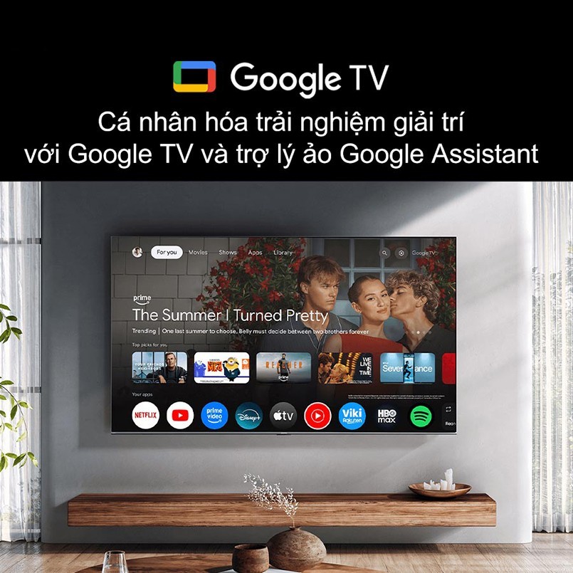 Giao diện Google TV thông minh