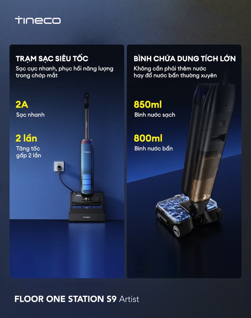 Công nghệ sấy khô FlashDry Tineco