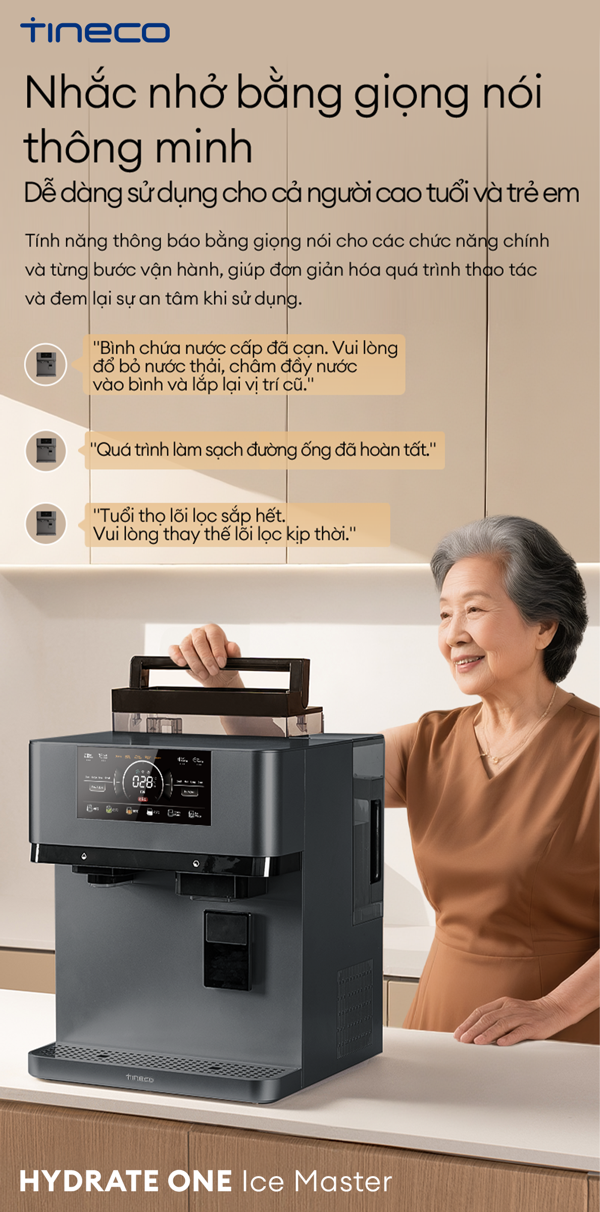 Nhắc nhở bằng giọng nói thông minh
