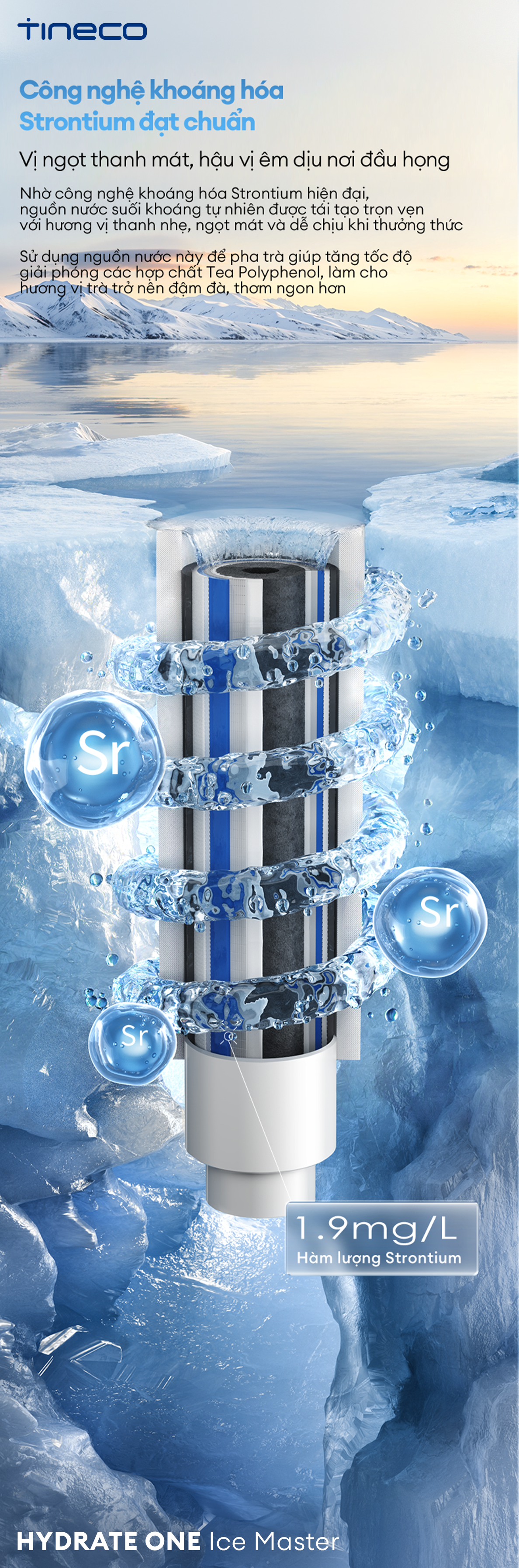 Nước khoáng Strontium tự nhiên